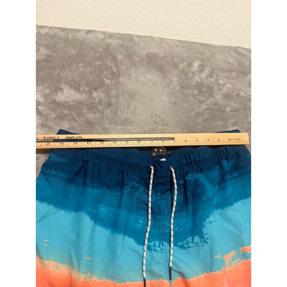 Billabong Board Shorts Mens XL Multi Color Ombre Sunset Recycler Layback Swim - Picture 3 of 7